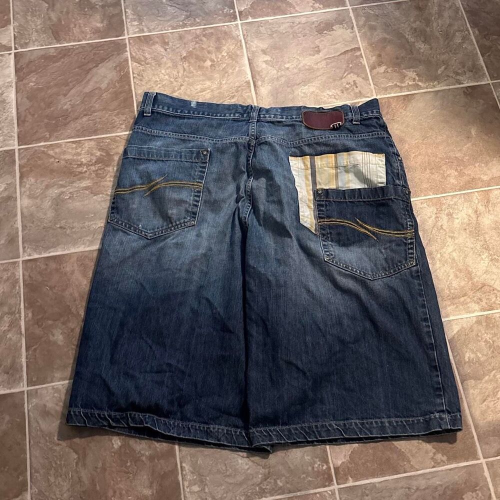 Y2K 2000s Baggy Phat Farm Southpole Style Denim Shorts, Size 40